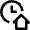 Clock Home Icon from Nova Line Set