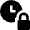 Clock Lock Icon from Nova Solid Set