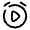 Alarm Play Icon from Solar Broken Set