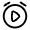 Alarm Play Icon from Solar Linear Set