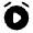 Alarm Play Icon from Solar Bold Set