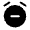Alarm Remove Icon from Solar Bold Set