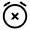 Alarm Turn Off Icon from Solar Linear Set