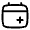 Calendar Add Icon from Solar Linear Set