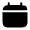 Calendar Minimalistic Icon from Solar Bold Set