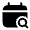 Calendar Search Icon from Solar Bold Set