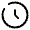 Clock Circle Icon from Solar Broken Set