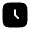 Clock Square Icon from Solar Bold Set