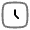 Clock Square Icon from Solar Line Duotone Set