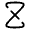 Hourglass Icon from Solar Broken Set