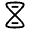 Hourglass Line Icon from Solar Linear Set