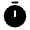 Stopwatch Icon from Solar Bold Set
