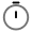 Stopwatch Icon from Solar Line Duotone Set