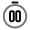 Stopwatch Pause Icon from Solar Line Duotone Set