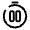Stopwatch Pause Icon from Solar Broken Set