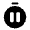 Stopwatch Pause Icon from Solar Bold Set