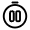Stopwatch Pause Icon from Solar Linear Set