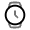 Watch Round Icon from Solar Line Duotone Set
