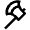 Tool Axe Icon from Nova Line Set