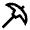 Tool Pickaxe Icon from Nova Line Set