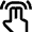 Gesture Double Finger Double Tap Hand Icon from Nova Line Set