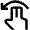Gesture Double Finger Swipe Horizontal Left Hand Icon from Nova Line Set