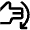 Gesture Double Finger Swipe Vertical Down Hand Icon from Nova Line Set