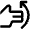 Gesture Double Finger Swipe Vertical Up Hand Icon from Nova Line Set