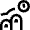 Gesture Double Finger Tap Hold Icon from Nova Line Set