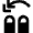 Gesture Double Finger Tap Swipe Horizontal Left Icon from Nova Solid Set