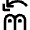 Gesture Double Finger Tap Swipe Horizontal Left Icon from Nova Line Set