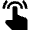Gesture Double Tap Hand Icon from Nova Solid Set