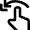 Gesture Flick Horizontal Left Hand Icon from Nova Line Set