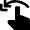 Gesture Flick Horizontal Left Hand Icon from Nova Solid Set