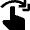 Gesture Flick Horizontal Right Hand Icon from Nova Solid Set