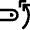 Gesture Flick Vertical Up Finger Icon from Nova Line Set
