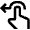 Gesture Hold Swipe Horizontal Left Hand Icon from Nova Line Set