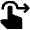 Gesture Hold Swipe Horizontal Right Hand Icon from Nova Solid Set