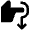 Gesture Hold Swipe Vertical Down Hand Icon from Nova Solid Set