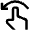 Gesture Swipe Horizontal Left Hand Icon from Nova Line Set