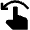 Gesture Swipe Horizontal Left Hand Icon from Nova Solid Set