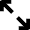 Expand Diagonal 4 Icon from Nova Solid Set