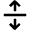 Expand Vertical 3 Icon from Nova Line Set