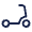 Kick Scooter Icon from Solar Linear Set