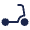 Kick Scooter Icon from Solar Bold Set