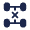 Suspension Cross Icon from Solar Bold Set