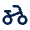 Bike Line Icon from Mingcute Line Set