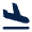 Flight Land Fill Icon from Mingcute Fill Set