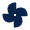 Pinwheel 2 Fill Icon from Mingcute Fill Set