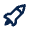 Rocket 2 Line Icon from Mingcute Line Set